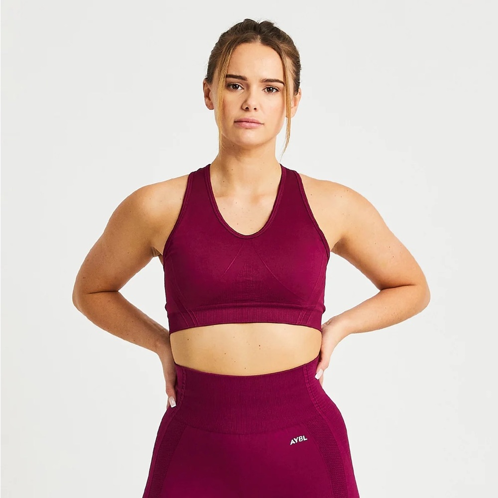 AYBL - Balance V2 Seamless Sports Bra - purple wine